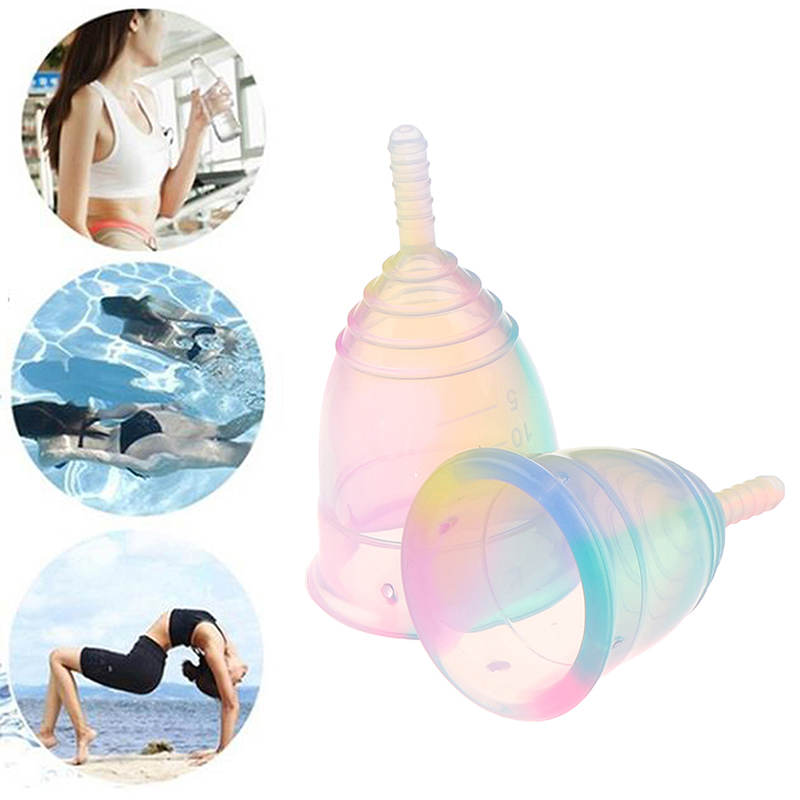 Copa Menstrual Portátil de Sil - Menstrual Cup Silicone avaliação e preço