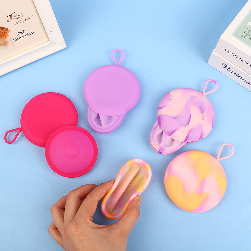 Silicone Menstrual Cup Set, Ex - Menstrual Cup Silicone avaliação e preço