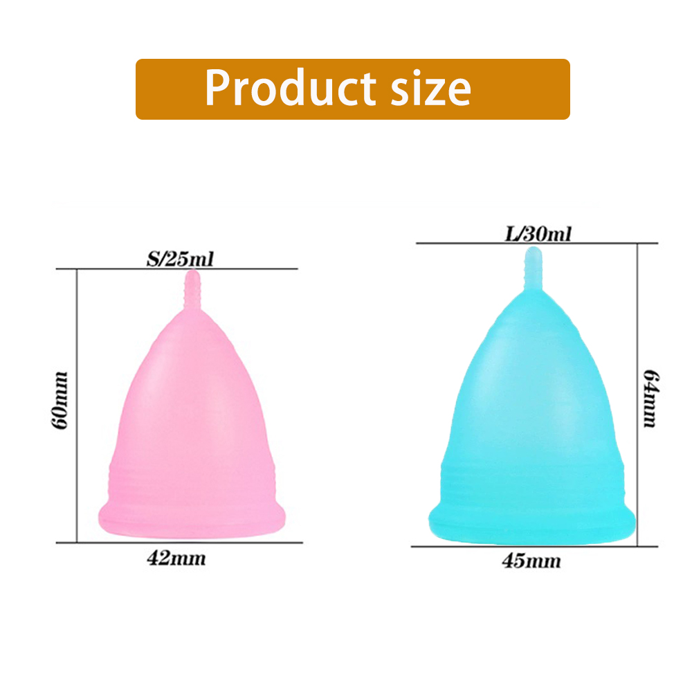 Copo menstrual feminino de sil - Menstrual Cup Silicone avaliação e preço