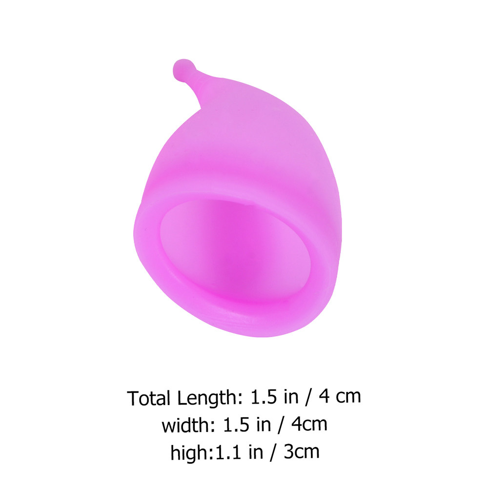 6 Copos Menstruais de Silicone - Menstrual Cup Silicone avaliação e preço